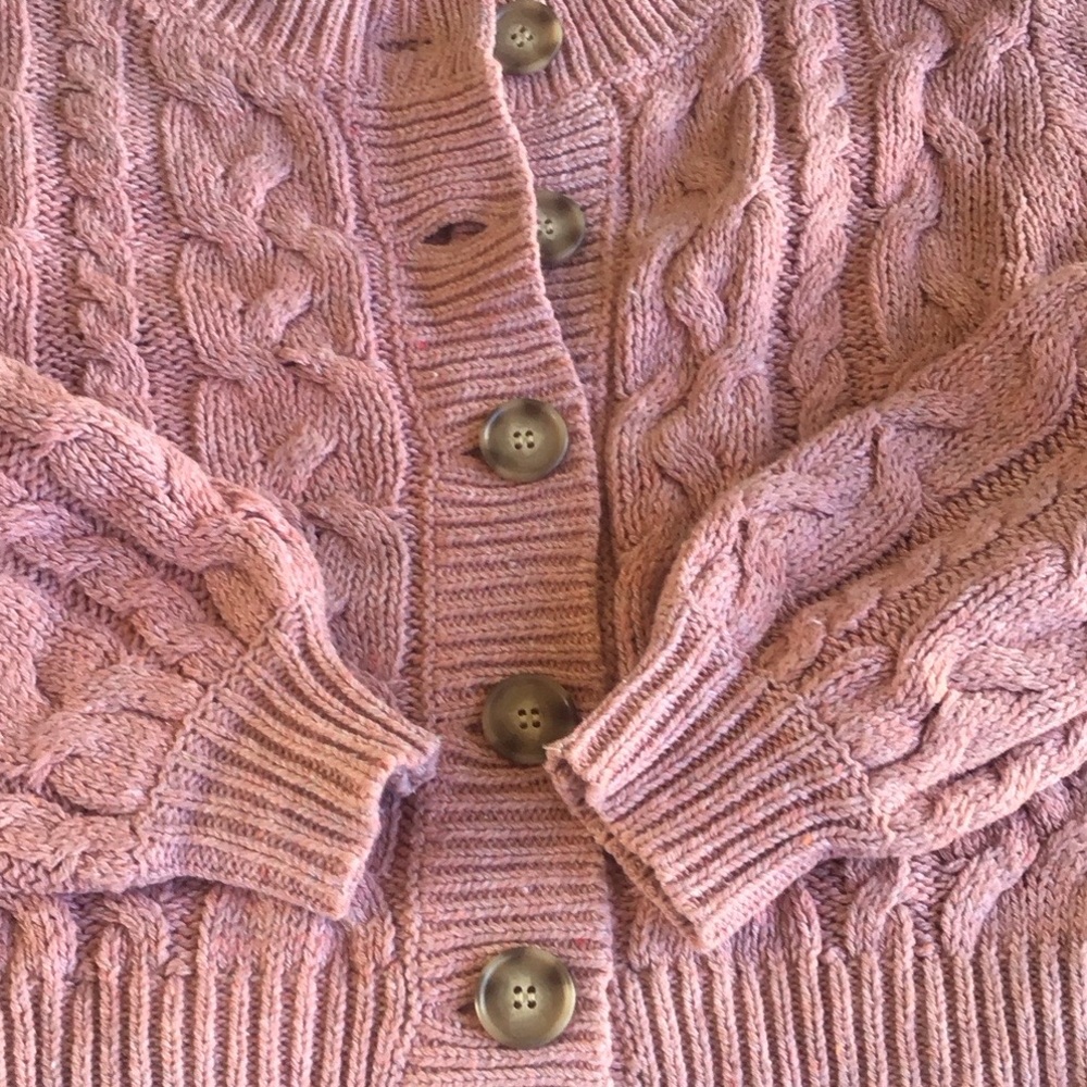 Reformation Annie cable knit cardigan sweater - Picture 10 of 16